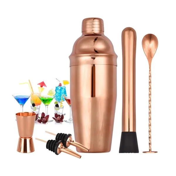 Set Gwneud Coctels Copr