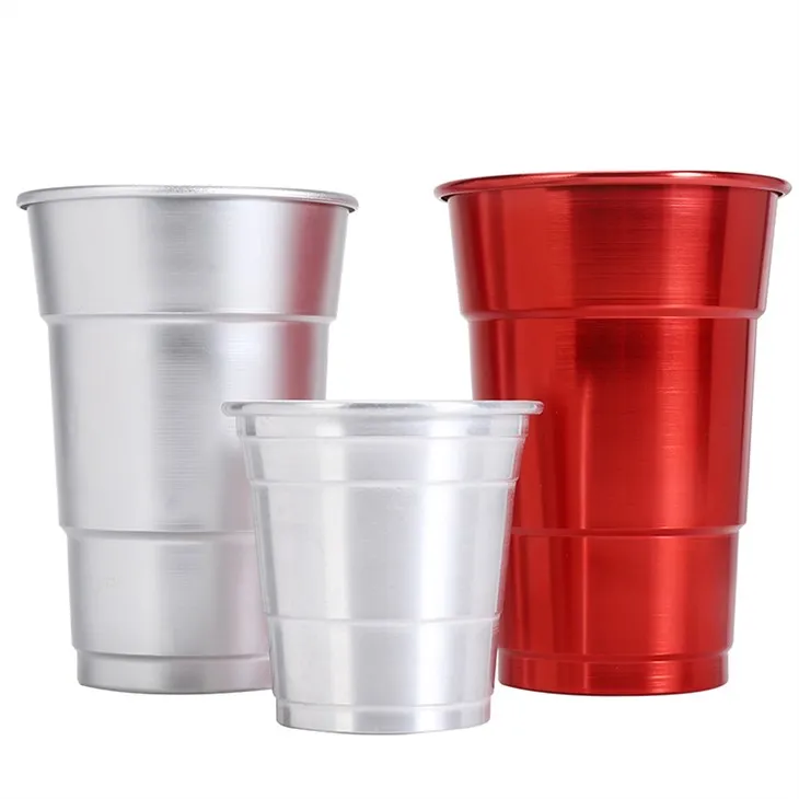 Cwpan Alwminiwm Gradd Bwyd tafladwy