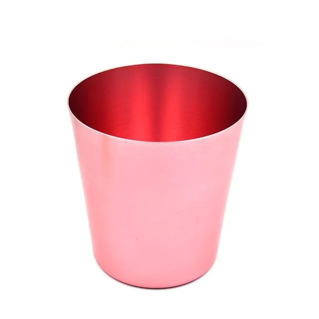 Cwpan Alwminiwm Gwydr Ergyd tafladwy