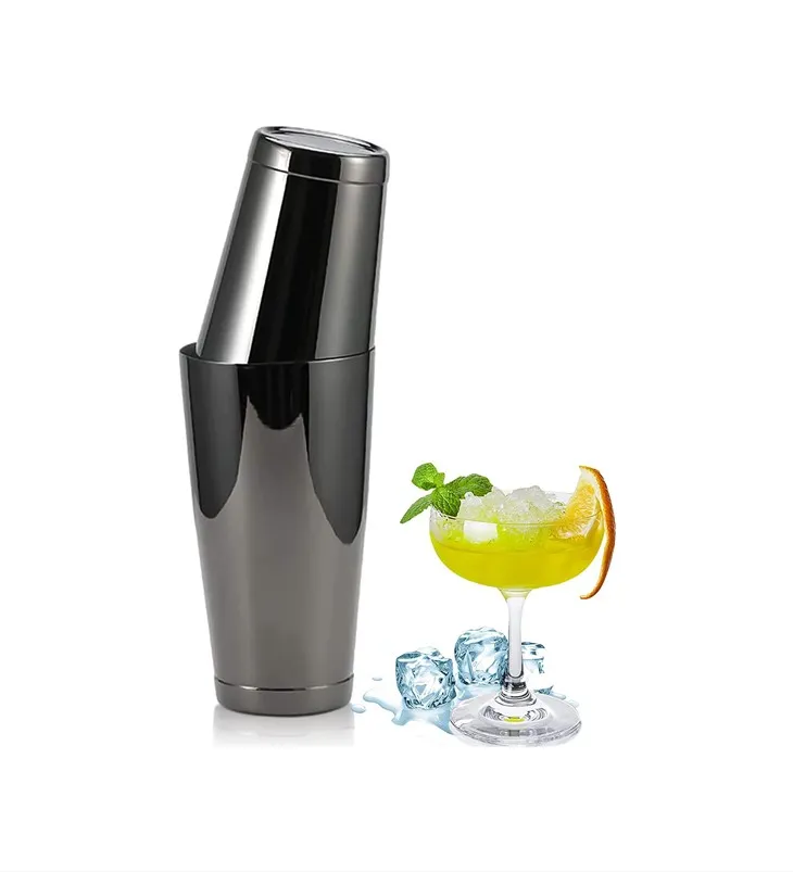 Gunmetal Black Boston Shaker