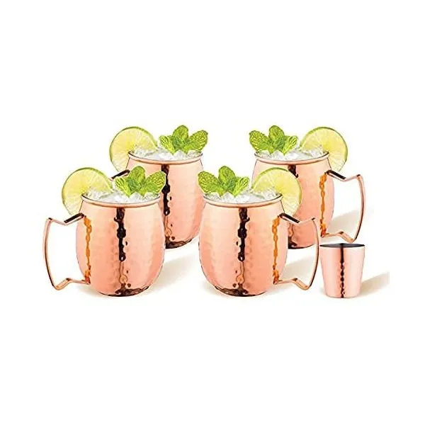 Mygiau mulod Moscow wedi'u gwneud â llaw