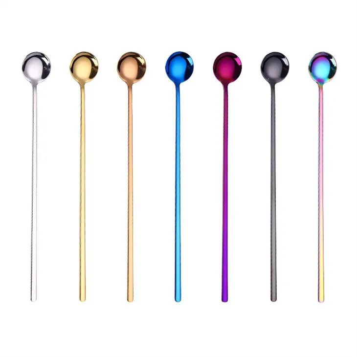 Dur Di-staen Bar Bartender Llwy