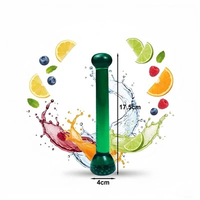 Muddler Plastig 17.5cm Ar gyfer Blasau Ffres